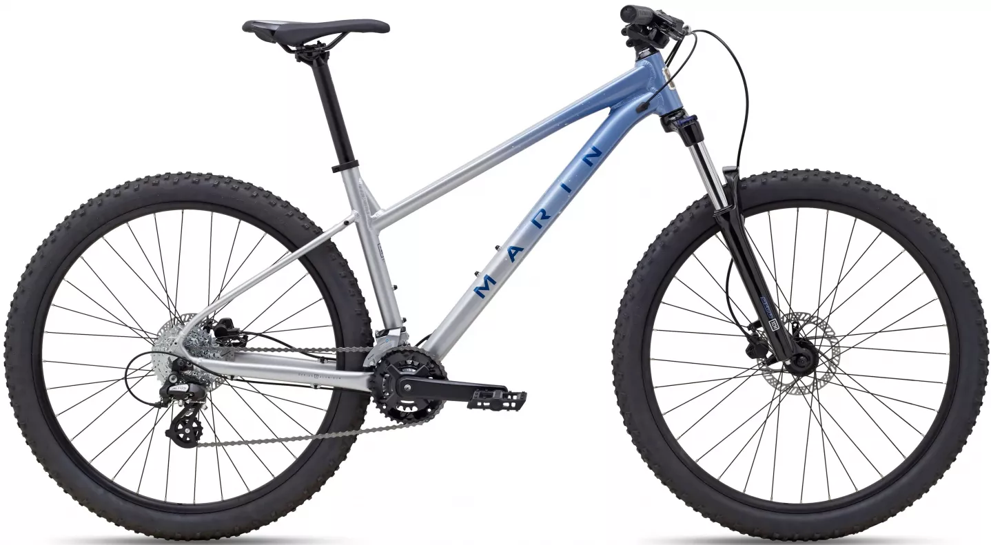 Фотографія Велосипед Marin WILDCAT TRAIL WFG 3 27,5" рама М (2023) Сріблястий